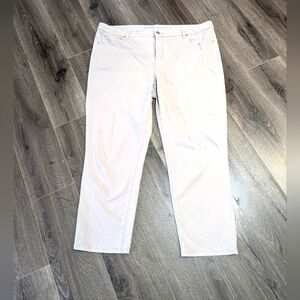 Chico’s So Slimming Girlfriend Chino Beige Pants . Chico Size 3.5. US Size 18.